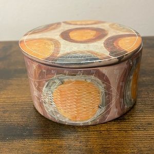 Etched Fish Theme Soapstone Box